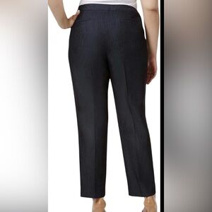 Anne Klein Womens  Size 8 Denim Twill Pant Slim Fit